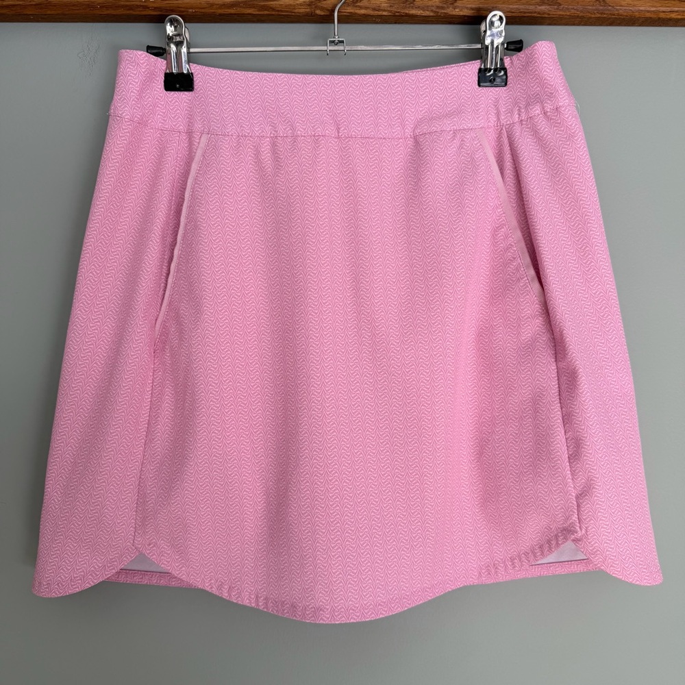 Vineyard Vines Performance Golf Club Printed Pink Athletic Tennis Golf Skort